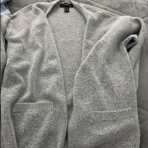 Grey cardigan
